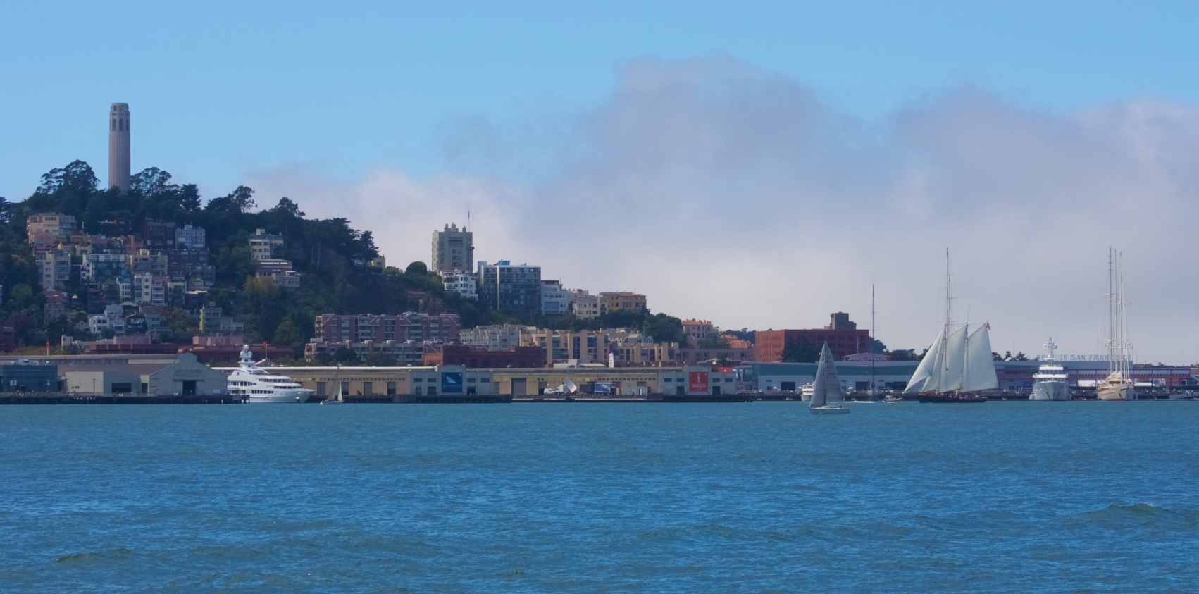 San Francisco and Coit tower