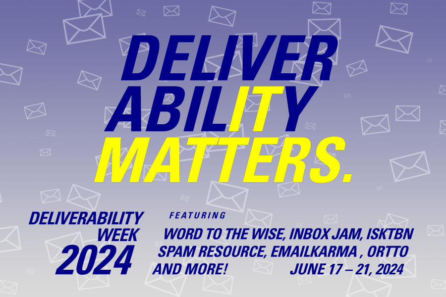 Deliverability Matters. Deliverability Week 2024.